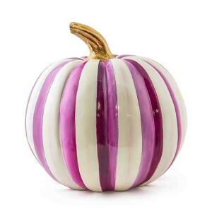 Plum Stripe Pumpkin - Medium