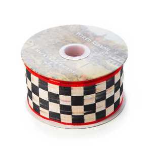Courtly Check 2'' Ribbon - Red