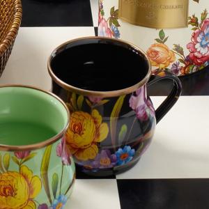 Flower Market Mug - Black