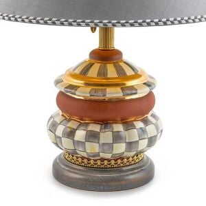 Groovy Table Lamp - Sterling Check