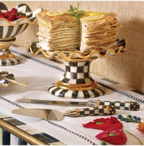 Courtly Check Bent Pie Server