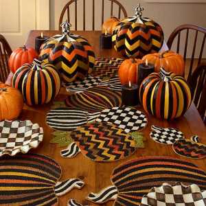 Autumn Pinstripe Pumpkin - Small