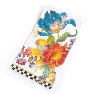 Flower Market Paper Napkins - Guest - White