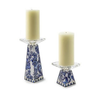 Royal English Garden Tall Candle Holder