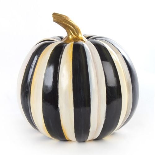 Courtly Stripe Pumpkin - Medium