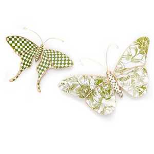 Butterfly Duo Wall Decor - Green