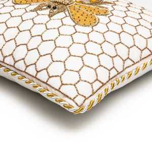 Queen Bee Pillow - Ivory