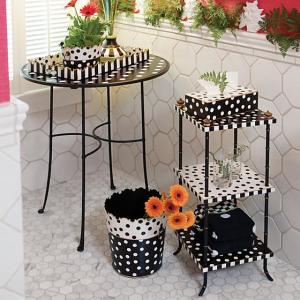 Dot Three Tier Table