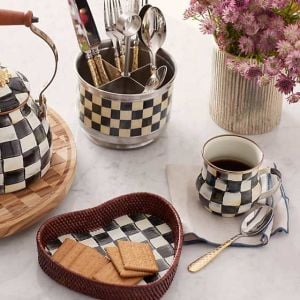 Supper Club Flatware Caddy - Courtly Check