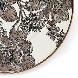 Sterling English Garden Enamel Salad/Dessert Plate