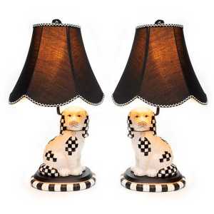 Staffordshire Dog Lamps - Set of 2