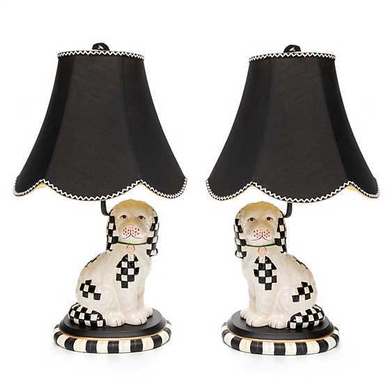 Staffordshire Dog Lamps - Set of 2