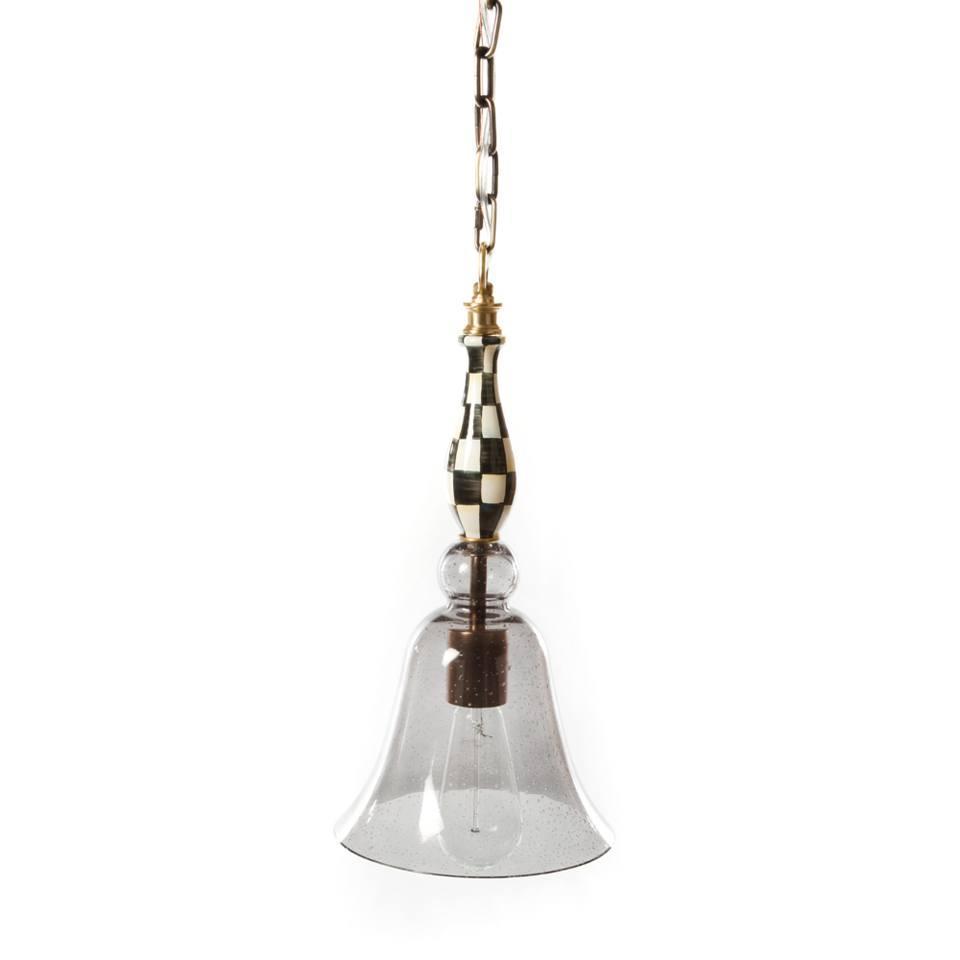Courtly Small Bell Pendant Lamp - Amber