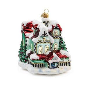 Glass Ornament - Granny Kitsch Cottage