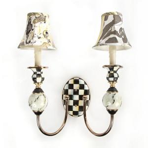 Courtly Palazzo Double Sconce