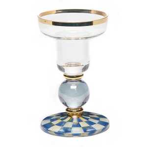 Royal Check Sphere Candlestick - Small
