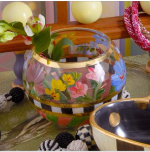 Flower Market Glass Globe Vase - Medium
