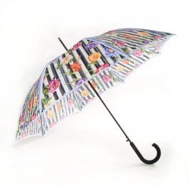 MacKenzie-Childs Tartan Travel Umbrella