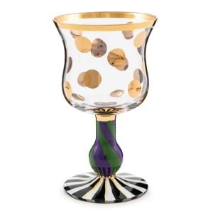 Cirque Wine Glass - Purple & Green