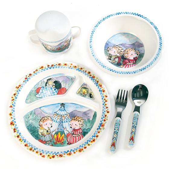 Toddler's Dinnerware Set - Happy Campers