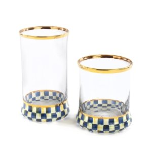 Royal Check Highball Glass