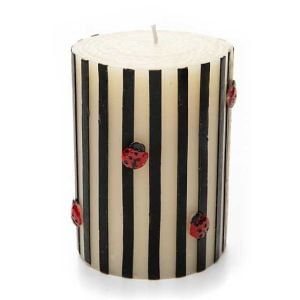 Ladybug Pillar Candle - 4''