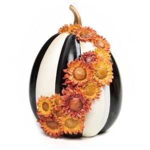 Woodland Mums Stripe Pumpkin