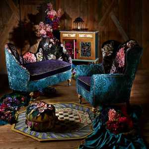 Moonlight Garden Footstool