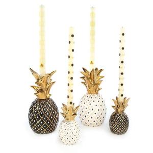 Pineapple Candle Holder - Small - White