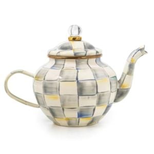 Sterling Check 4 Cup Teapot