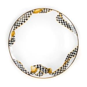 Thistle & Bee Dinner Plate - Ribbon