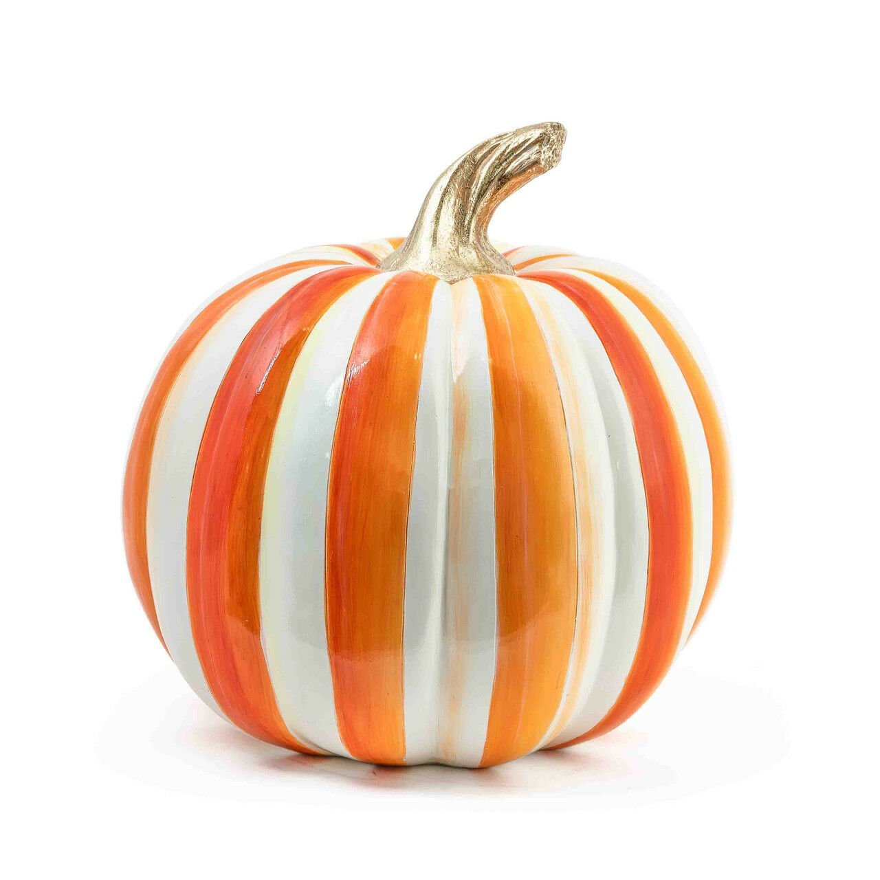 Orange Stripe Pumpkin - Medium