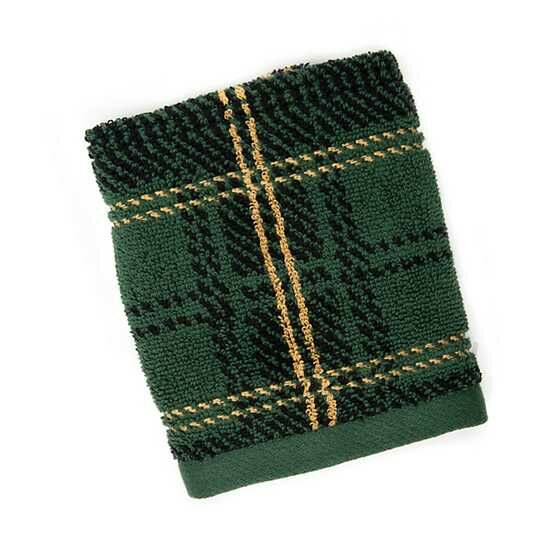 Evergreen Plaid Washcloth