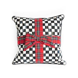 Courtly Check Tartan Bow Pillow