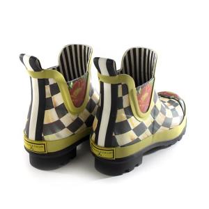 Courtly Check Rain Boots - Short - Size 6