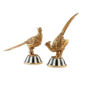 Golden Pheasant Figures - Set of 2