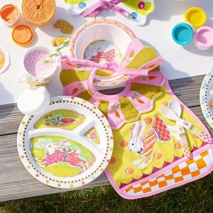 Toddler's Dinnerware Set - Bunny