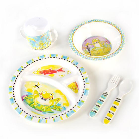 Toddler's Dinnerware Set - Frog