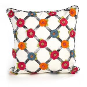 Tic Tac Posie Square Pillow