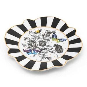 Butterfly Toile Salad Plate