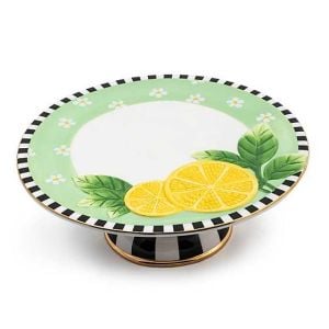 Lemon Large Pedestal Platter