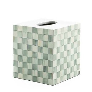 Sterling Check Lacquer Boutique Tissue Cover