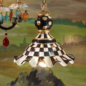 Courtly Check Pendant Lamp - Medium