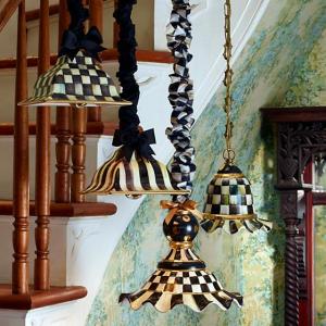 Courtly Check Pendant Lamp - Medium