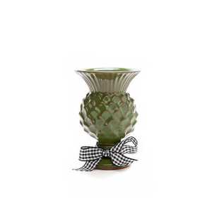 Mini Thistle Vase - Grass Green