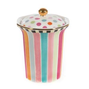 Ribbon & Dot Bath Canister