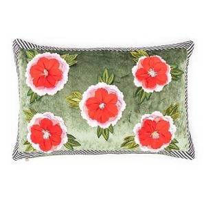 Flower Hedge Lumbar Pillow