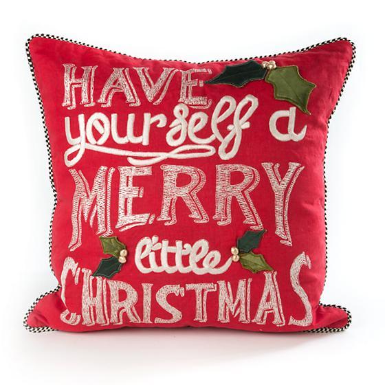 Merry Little Christmas Pillow