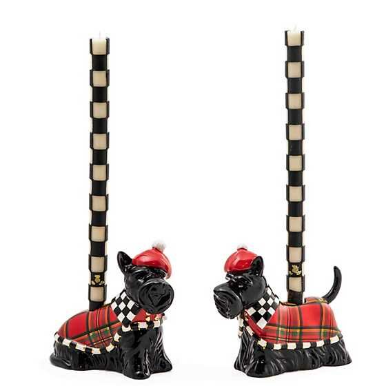 Tartastic Scottie Candle Holders - Set of 2