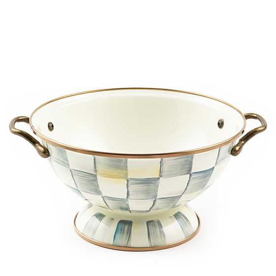 Sterling Check Enamel Simply Anything Bowl